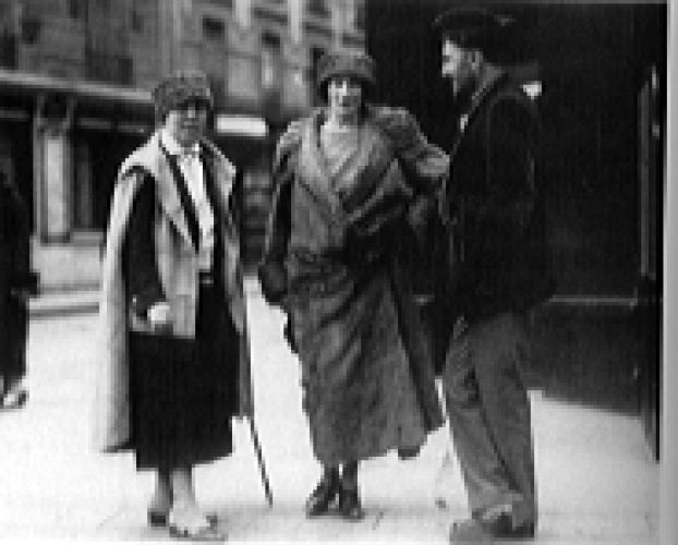   Mina Loy, Ezra Pound y Jane Heap